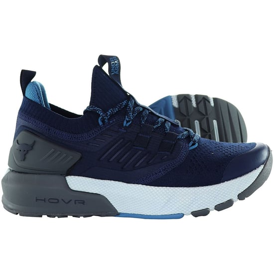 Under Amrour Project Rock 3 GS Kids Blue Trainers - Image 3