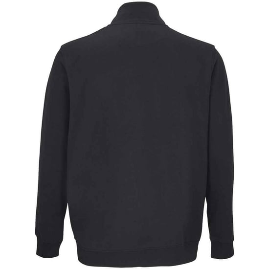SOLS Cooper Marl Full Zip Jack voor volwassenen (Zwart) - Image 2