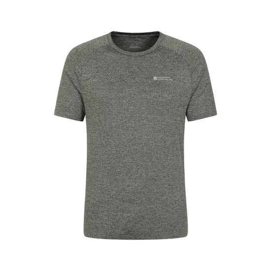 Mountain Warehouse Mens Agra Randig IsoCool T-shirt (Mörk Khaki) - Image 1