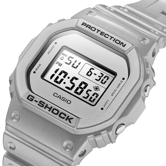 Casio G-shock Men's Silver Watch DW-5600FF-8ER - Image 3