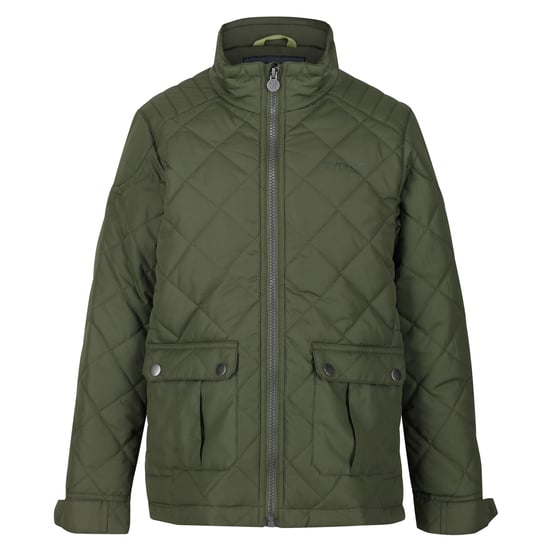 Regatta Childrens/Kids Zion Quilted Insulated Jacket (Racing Green) - Image 1