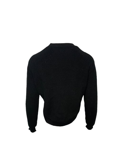 Givenchy Cropped Sweater in Black Cotton - Image 2