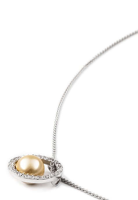 Orphelia Dames 925 Sterling Zilveren Ketting met Hanger - Zilver PEN-1992 - Image 4