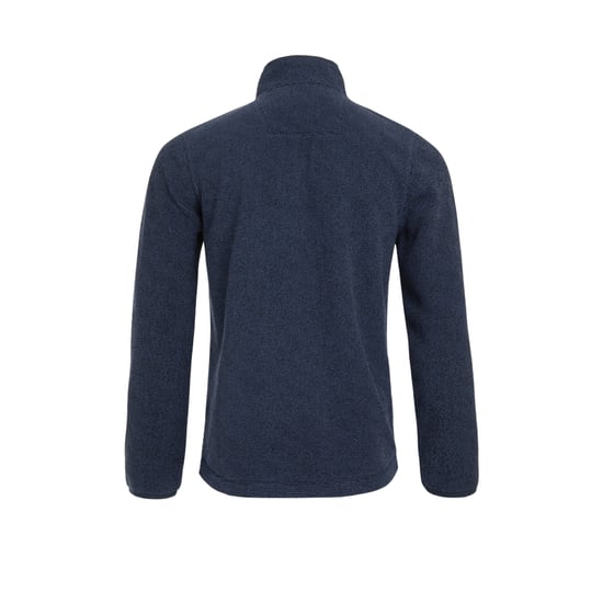Weird Fish Heren Errill Textured Eco Friendly Quarter Zip Fleece Top (Marine) - Image 2