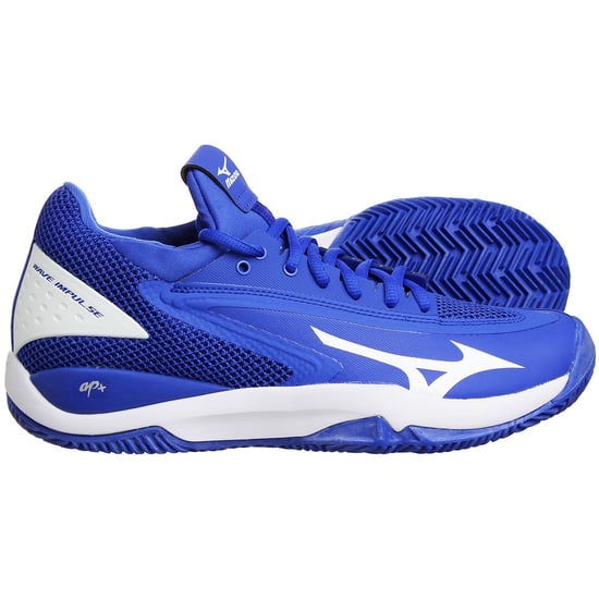 Mizuno Wave Impulse CC Mens Blue Tennis Shoes - Image 5