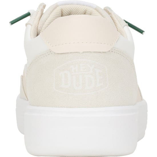 HEYDUDE Hudson Classic Suede Heren Licht Beige/Wit Sportschoenen - Image 2