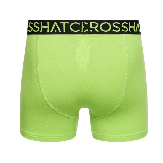 Crosshatch Mens Highlighter Boxer Shorts (Pack of 3) (Green/Red) - Image 2