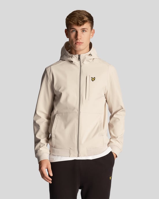 Lyle & Scott Softshell-jacka för män i grått - Image 3