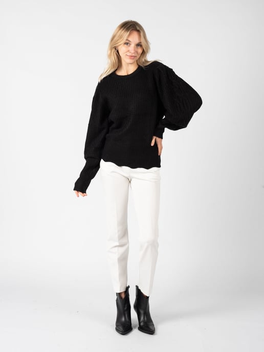 Silvian Heach Pullover Joconde Woman's Black - Image 2