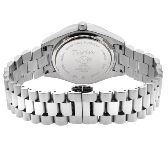 GV2 Turin Diamond 12429B Blue MOP Dial Swiss Quartz Watch