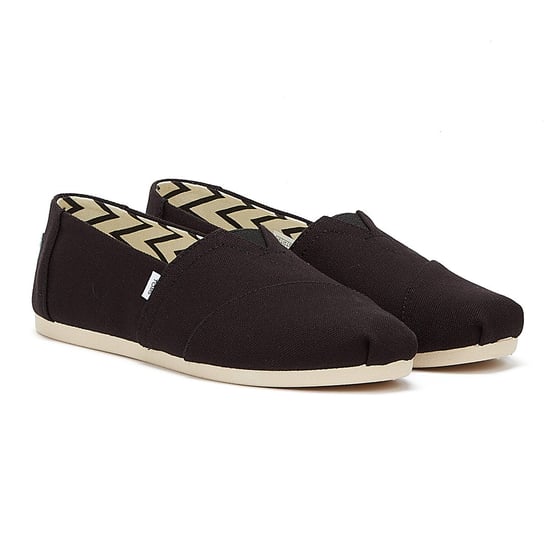TOMS Alpargata Cotton Canvas Womens Black Espadrilles - Image 1