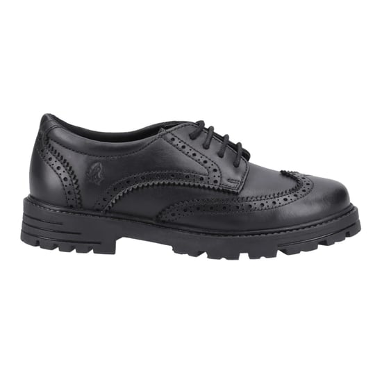 Hush Puppies Meisjes Maxine Leren Schoolschoenen (Zwart) - Image 1