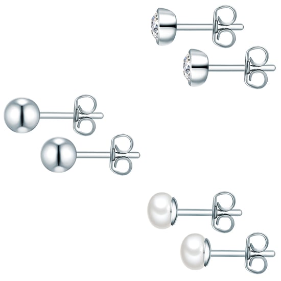 Rafaela Donata Female Sterling Silver Set ( Earring 3 pairs) - Image 2