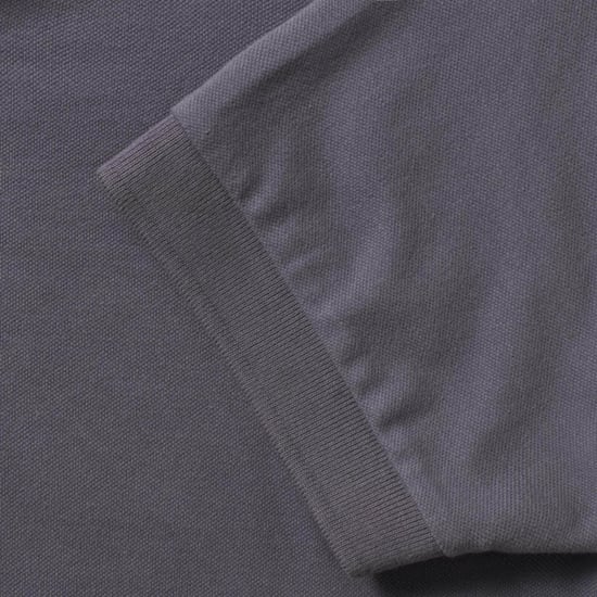 Russell Heren Rekken Korte Mouw Poloshirt (Konvooi Grijs) - Image 3