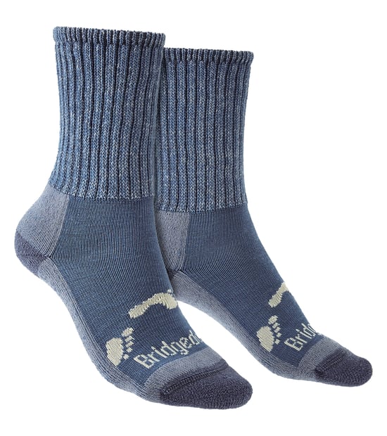 Bridgedale - Kids Merino Wool Boot Hiking Socks - Storm Blue - Image 1