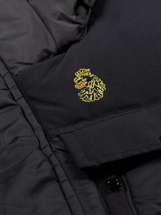 Luke 1977 Men's Dreward Long Line Padded Coat in Black