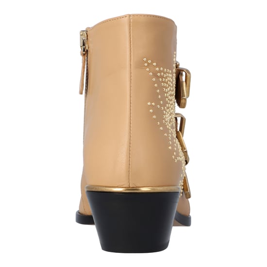 Chloé women susanna short boots in beige leather - Image 3