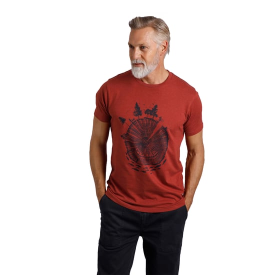 Weird Fish Heren Woodsman zeefdruk milieuvriendelijk T-shirt (Noot) - Image 3