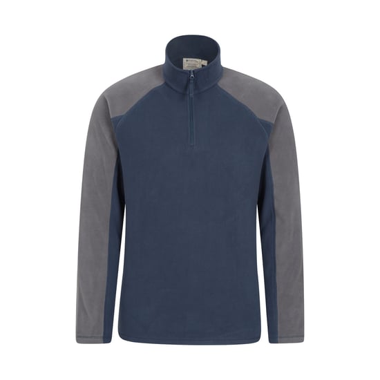 Mountain Warehouse Heren Ashbourne II Half Zip Fleece Top (Donkerblauw) - Image 1