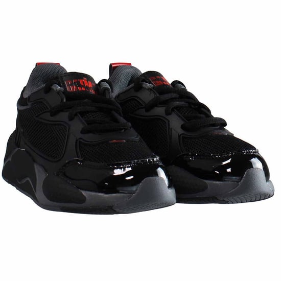 Puma RS-X Batman PS Black Kids Trainers