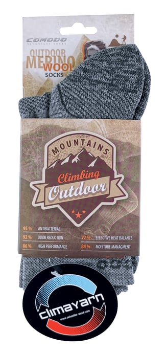 COMODO - Outdoor Performance Merino Wool Quick Drying Lightweight Socks - Image 2