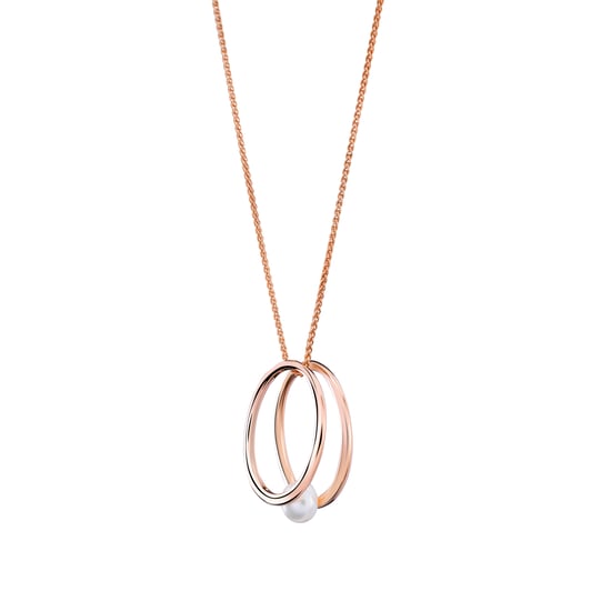 Orphelia 'Heloise' Women's 925 Sterling Silver Chain with Pendant - Rose ZH-7509 - Image 1
