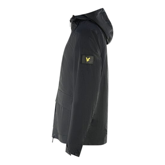 Lyle & Scott Plain Hooded Black Jacket - Image 3