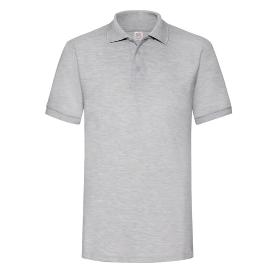 Fruit of the Loom Heren 65/35 Zwaargewicht Poloshirt (Heide Grijs) - Image 1