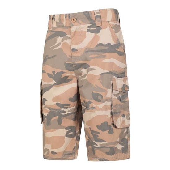 Mountain Warehouse Camo Cargo Shorts för herrar (Brun) - Image 4