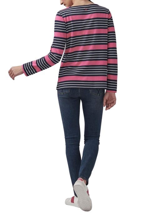 Long Sleeve Striped Cotton Top