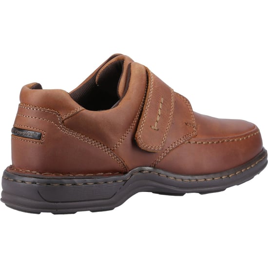 Hush Puppies Mens Roman Leather Shoes (Brown)