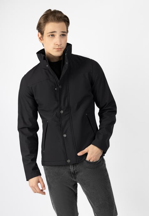Mo softshell jacket Men black - Image 2
