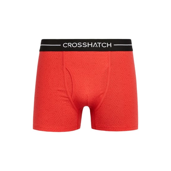Crosshatch Heren Hexter Boxershorts (Set van 2) (Rood) - Image 4