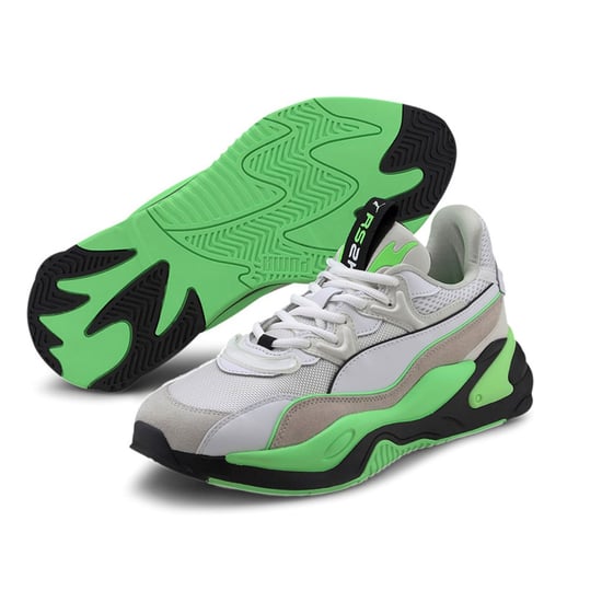 PUMA RS-2K Messaging Lace-Up White Synthetic Mens Trainers 372975 01