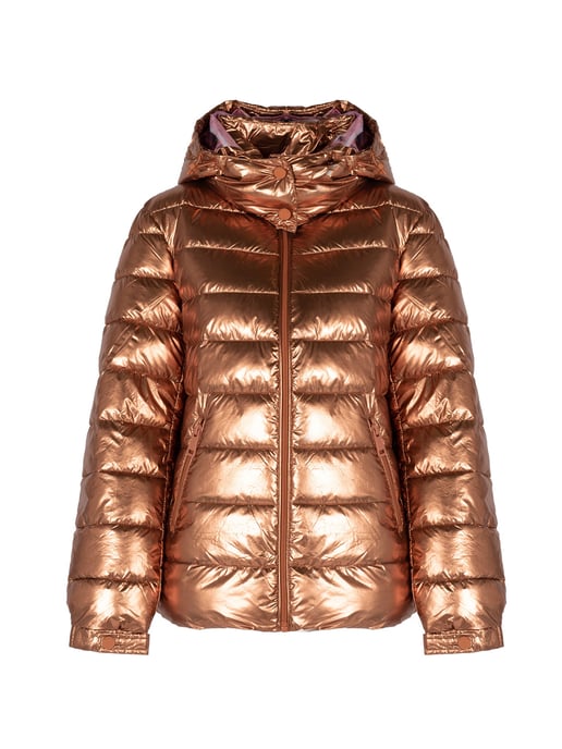 Guess Jacket Bomber jacket Woman's Gold - Image 1