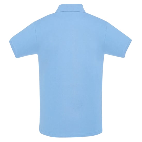 SOLS Heren Perfect Pique Korte Mouw Poloshirt (Hemelsblauw) - Image 4