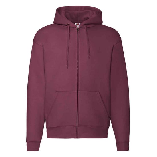 Fruit of the Loom Unisex Adult Premium Full Zip Hoodie (Bourgondië) - Image 1