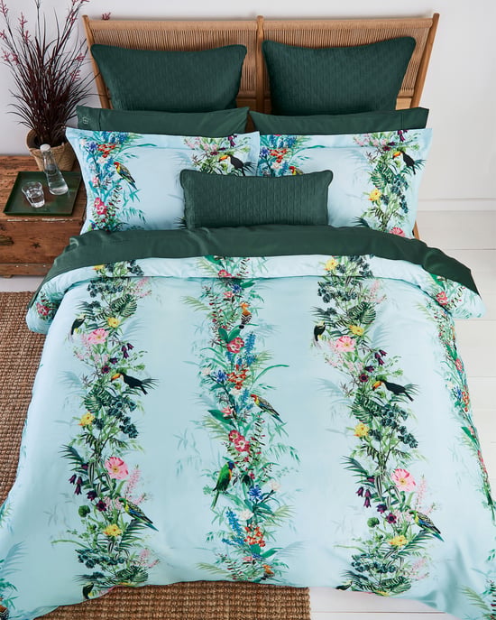 Ted Baker Tropd Ductevo2Opa Tropical El Double Duvet Cover, Light Blue