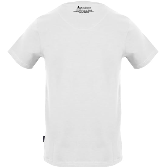 Aquascutum Large Shield Aldis Logo White T-Shirt - Image 2