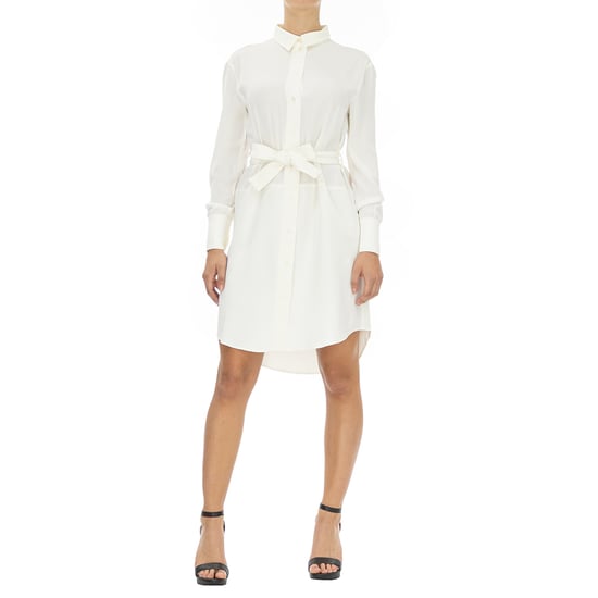 Armani Exchange Women Dress   Full sleeve White - Image 2