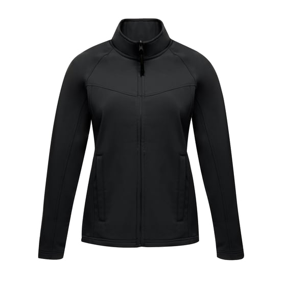 Regatta Womens/Ladies Uproar Softshell Jacket (Water Repellent & Wind Resistant) (All Black)