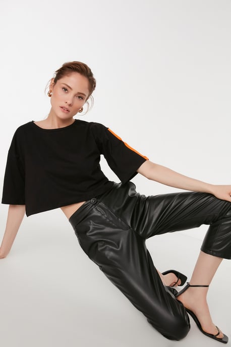 Trendyol Women's  High Waist Pencil Trousers - Image 3