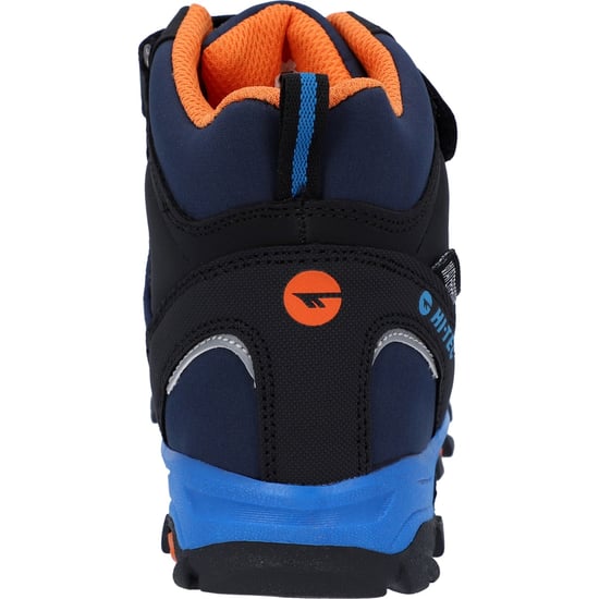 Hi-Tec Blackout Mid Polyester Soft Shell Jongens Marine/Oranje/Meerblauwe Wandelschoenen - Image 2