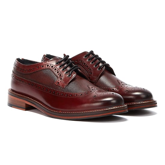 Ben Sherman Archie Brogue herenschoenen bordeauxrood - Image 1