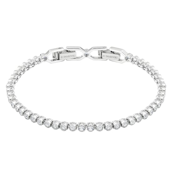Swarovski 'Emily' Women's Base Metal Bracelet - Silver 1808960