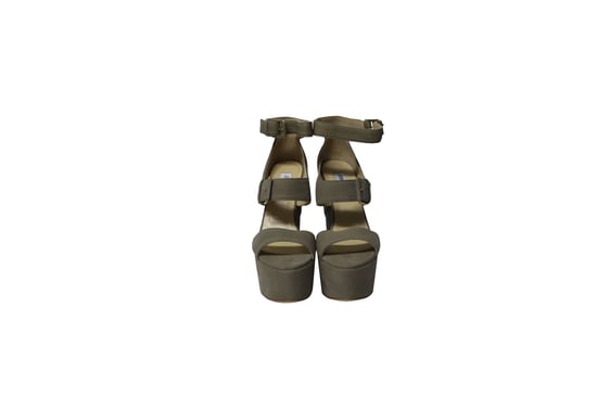 Jimmy Choo Leora Platforms in Grey Suede Nubuck - Image 3