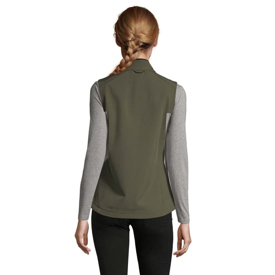 SOLS Dames/dames Rallye Soft Shell Bodywarmer Jacket (Donkergroen) - Image 4