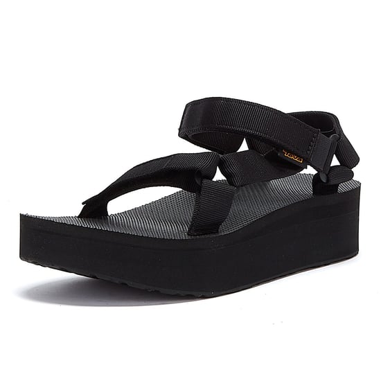 Teva Womens Flatform Universal Sandalen Zwart - Image 3