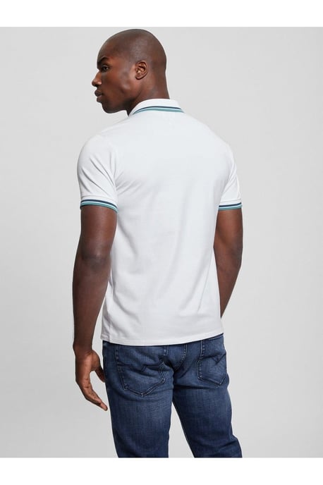 Sport Pique Poloshirt Wit - Image 4