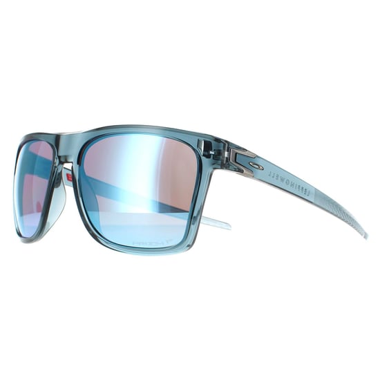 Oakley Square Mens Crystal Black Prizm Deep Water Polarized Leffingwell